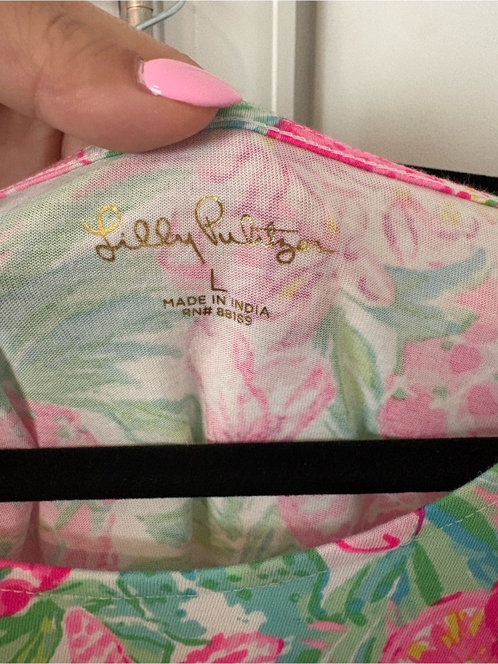 Lilly Pulitzer Swing Dress in the Resort White Pear Necessities size large - Picture 2 of 3